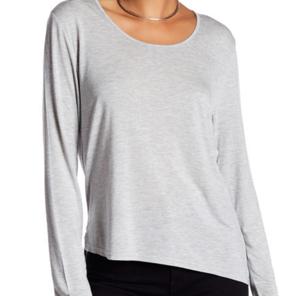 NWT Haute Hippie Asymmetrical Long Sleeve Top - Picture 2 of 6